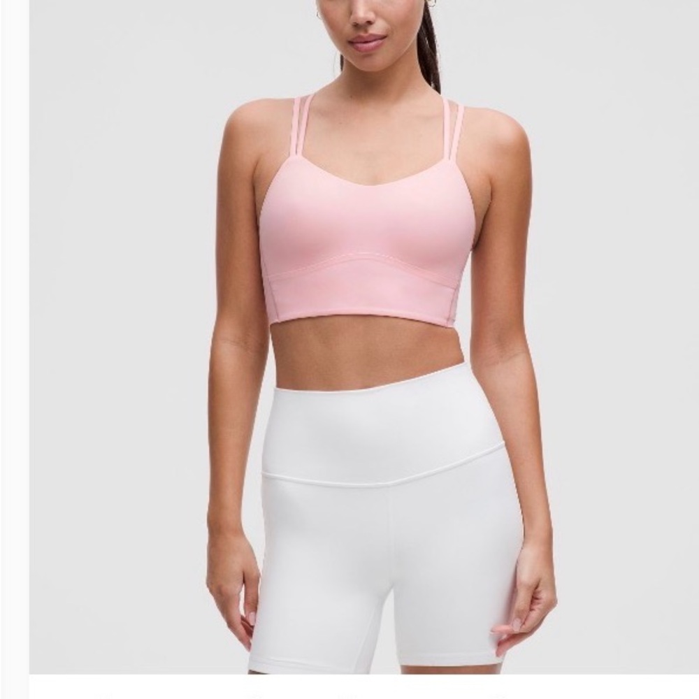 Lululemon Like A Cloud Longline Strawberry Milkshake